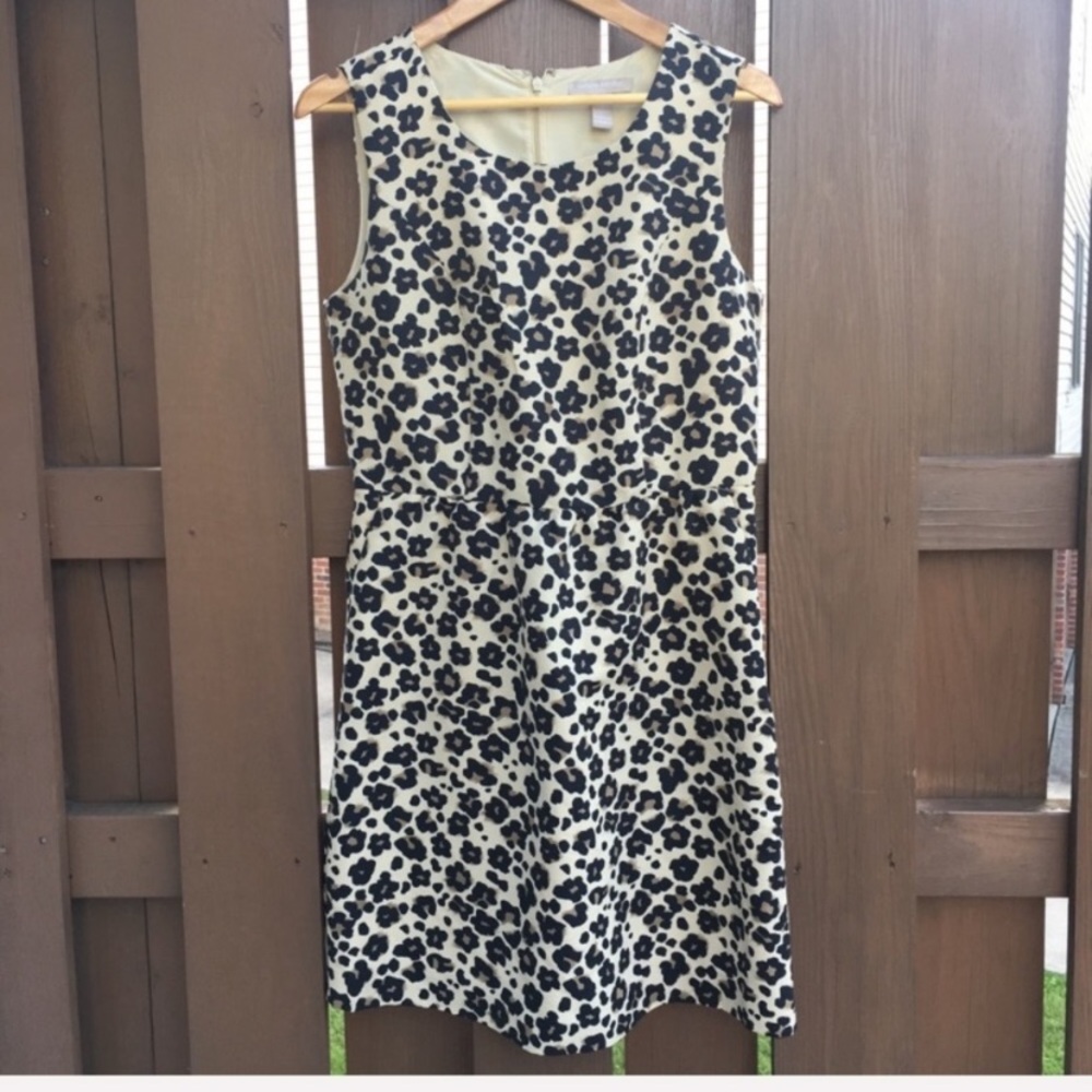 NWOT BANANA REPUBLIC leopard print dress - Picture 3 of 7